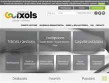Tablet Screenshot of ciutada.guixols.cat